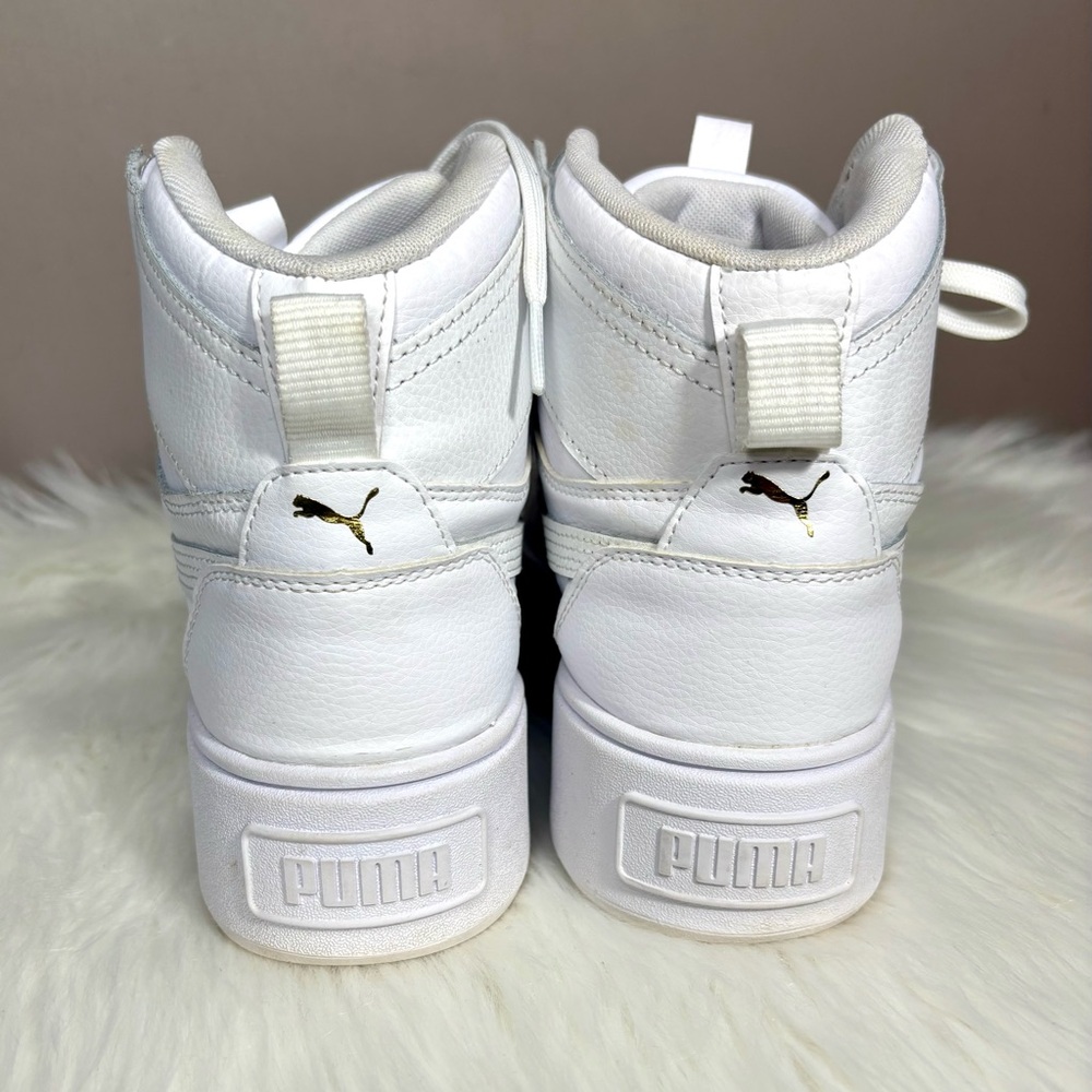 PUMA Leather High-Top Sneakers - Picture 7 of 10